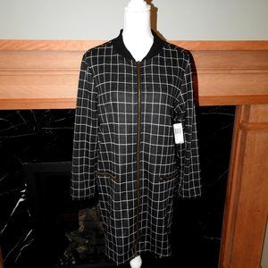 NEW!  Chelsea & Theodore Front Zip Coat